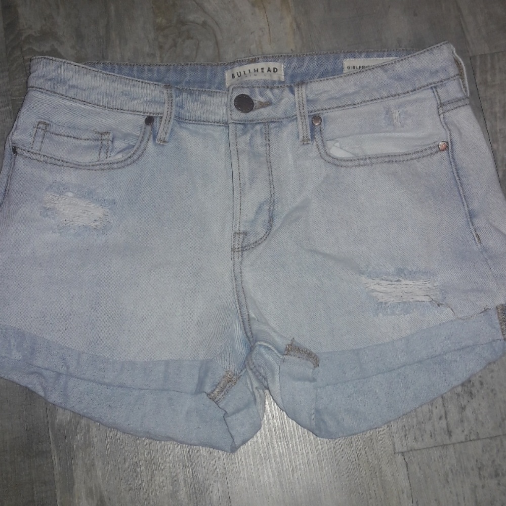 Light blue highwaisted shorts